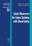 Vasily V Fomichev, Vasily V. Fomichev, Sergey Korovin, Sergey K Korovin, Sergey K. Korovin - State Observers for Linear Systems with Uncertainty