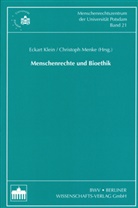 Eckart Klein, Christoph Menke - Menschenrechte und Bioethik