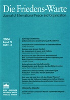 Knut Ipsen, Volker Rittberger, Christian Tomuschat - Die Friedens-Warte - Bd.79/1-2: Die Friedens-Warte - Heft 1-2/2004, Band 79