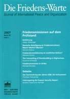 Knut Ipsen, Volker Rittberger, Christian Tomuschat - Die Friedens-Warte - Bd.82/1: Friedensmissionen auf dem Prüfstand