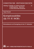 Jürgen Durynek - Korruptionsdelikte (§§ 331 ff. StGB)