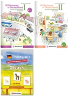 Tin Kresse, Tina Kresse, Susanne McCafferty - Das Übungsheft Willkommen in Deutschland - Bd.1+2: Willkommen in Deutschland - Deutsch als Zweitsprache I und II - mit CD-ROM (bestehend aus ISBN 978-3-619-14161-6, 978-3-619-14162-3 und 978-3-619-19256-4), m. 1 CD-ROM