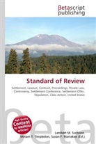 Susan F Marseken, Susan F. Marseken, Lambert M. Surhone, Miria T Timpledon, Miriam T. Timpledon - Standard of Review