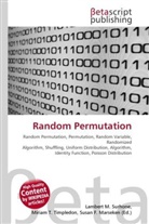 Susan F Marseken, Susan F. Marseken, Lambert M. Surhone, Miria T Timpledon, Miriam T. Timpledon - Random Permutation