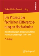 Volke Müller-Benedict, Volker Müller-Benedict - Der Prozess der fachlichen Differenzierung an Hochschulen