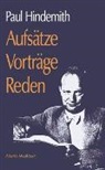 Paul Hindemith, Giselhe Schubert, Giselher Schubert - Aufsätze, Vorträge, Reden