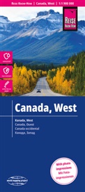 Reise Know-How Verlag Peter Rump, Reise Know-How Verlag Peter Rump GmbH, Peter Rump Verlag - Reise Know-How Landkarte Kanada West / West Canada (1:1.900.000)