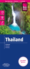 Reise Know-How Verlag Peter Rump, Peter Rump Verlag - Reise Know-How Landkarte Thailand (1:1.200.000). Thailande. Tailandia