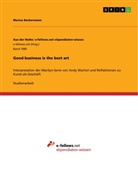 Marius Beckermann - Good business is the best art