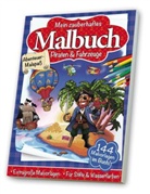 media Verlagsgesellschaft mbH - Mein zauberhaftes Malbuch - Fahrzeuge & Piraten