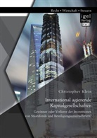 Christopher Klein - International agierende Kapitalgesellschaften: Gewinner oder Verlierer der Investitionen von Staatsfonds und Beteiligungsunternehmen?