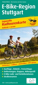 PublicPress Radwanderkarte Leporello E-Bike-Region Stuttgart