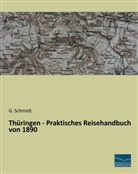 Schmidt, G Schmidt, G. Schmidt - Thüringen - Praktisches Reisehandbuch von 1890