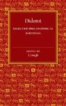 Denis Diderot, Diderot Denis, John Lough, Lough John - Diderot: Selected Philosophical Writings