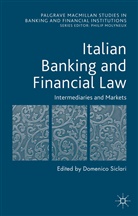 D. Siclari, Domenico Siclari, Siclari, D Siclari, D. Siclari, Domenico Siclari - Italian Banking and Financial Law