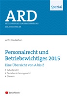 ARD-Redaktion - Personalrecht und Betriebswichtiges 2015