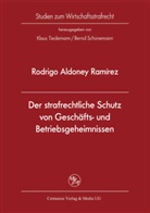 Rodrigo Aldoney, Rodrigo Ramirez Aldoney, Rodrigo Aldoney Ramírez, Bernd Schünemann, Klaus Tiedemann - Der strafrechtliche Schutz von Geschäfts- und Betriebsgeheimnissen