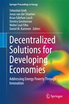 Brian Edlefsen Lasch, Bria Edlefsen Lasch et al, Dimitry Gershenson, Sebastian Groh, Daniel Kammen, Daniel M. Kammen... - Decentralized Solutions for Developing Economies