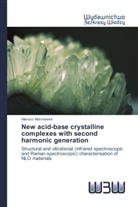 Mariusz Marchewka - New acid-base crystalline complexes with second harmonic generation