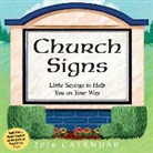 Andrews Mcmeel Publishing, Andrews McMeel Publishing (COR), Andrews McMeel Publishing LLC, Andrews Mcmeel Publishing - Church Signs 2016 Calendar