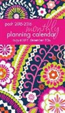 Andrews Mcmeel Publishing, Andrews McMeel Publishing (COR), Andrews McMeel Publishing LLC, Andrews Mcmeel Publishing - Posh Bright Blooms Monthly Pocket Planning 2015-2016 Calendar