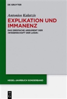 Antonios Kalatzis - Explikation und Immanenz