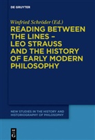 Winfrie Schröder, Winfried Schröder - Reading between the lines - Leo Strauss and the history of early modern philosophy