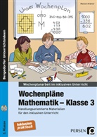 Mareen Krämer - Wochenpläne Mathematik - Klasse 3, m. 1 CD-ROM