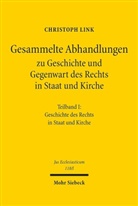 Christoph Link, de Wall, de Wall, Michae Germann, Michael Germann, Heinrich de Wall - Gesammelte Abhandlungen zu Geschichte und Gegenwart des Rechts in Staat und Kirche, 2 Bände
