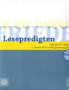 Wilfried Engemann, Christoph Kähler, Ernst Scheibe - Er ist unser Friede - 1: Lesepredigten - 1. Advent 2011 bis Pfingstmontag 2012, m. CD-ROM