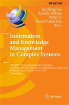 Daniel Galarreta, Weizi Li, Weizi Li et al, Kecheng Liu, Keiich Nakata, Keiichi Nakata - Information and Knowledge Management in Complex Systems