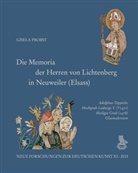 Gisela Probst, Wolfgang Augustyn, Deutscher Verein, Deutscher Verein Für Kunstwissenschaft, Uwe Gast - Die Memoria der Herren von Lichtenberg in Neuweiler (Elsass)