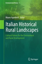 Maur Agnoletti, Mauro Agnoletti - Italian Historical Rural Landscapes