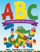 Speedy Publishing Llc - ABC Coloring Book For Toddlers incl. Mazes & Puzzles