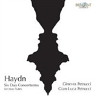 Joseph Haydn, Gian-Luca Petrucci, Ginevra Petrucci - Six Duo Concertantes for two flutes, 1 Audio-CD (Audio book)