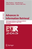Norbert Fuhr, Allan Hanbury, Gabriell Kazai, Gabriella Kazai, Andreas Rauber, Andreas Rauber et al - Advances in Information Retrieval