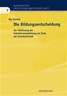 Bea Harazd - Die Bildungsentscheidung
