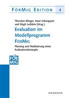 Thorsten Klinger, Birgit Leiblein, Knut Schwippert - Evaluation im Modellprogramm FörMig