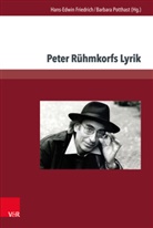 Hans-Edwi Friedrich, Hans-Edwin Friedrich, Potthast, Potthast, Barbara Potthast - Peter Rühmkorfs Lyrik