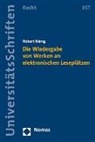Robert König - Die Wiedergabe von Werken an elektronischen Leseplätzen