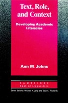 Ann M. Johns - Text, Role, and Context