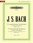 Johann Sebastian Bach, Ulrich Bartels - 15 zweistimmige Inventionen BWV 772-786 und 15 dreistimmige Sinfonien BWV 787-801, Klavier