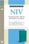 New International Version, New International Version - NIV Super Giant Print Reference Bible Turquoise Imitation Leather