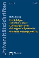 Steffen Blessing - Rechtsfolgen diskriminierender Kündigungen unter Geltung des Allgemeinen Gleichbehandlungsgesetzes