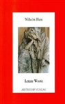 Wilhelm Blum - Letzte Worte