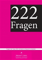 Werner F Hahn, Werner F. Hahn - 222 Fragen, die Topp-20%-Verkäufer stellen