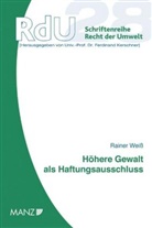 Rainer Weiß - Höhere Gewalt als Haftungsausschluss