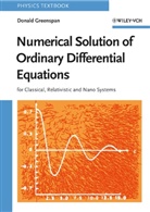 D. Greenspan, Donald Greenspan - Numerical Solution of Ordinary Differential Equations