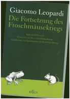 Giacomo Leopardi - Die Fortsetzung des Froschmäusekriegs