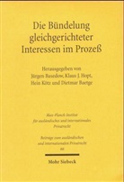 D. Baetge, Jürgen Basedow, Klaus J. Hopt, Hein Kötz - Die Bündelung gleichgerichteter Interessen im Prozeß